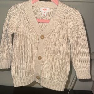 Cat & Jack Cream Knit Cardigan for Kids